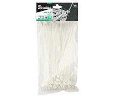 BRADAS PLASTIKINIS KABELIŲ SURIŠIKLIS Baltas 3,6×300/100vnt