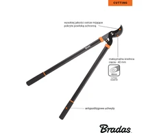 Bradas V-SERIES-D genėjimo žirklės, praeinantis peilis, KT-V1211