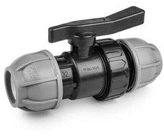 Bradas Srieginis rutulinis vožtuvas PE 32 mm DSRA10V3232