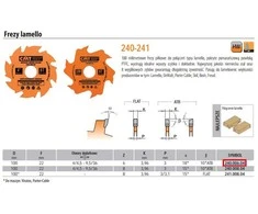 Pjovimo diskas medienai CMT 240; 100x3,96x22; Z6; 15°
