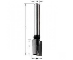 Tiesi pirštinė freza CMT; S=8 mm; D=8 mm