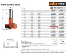 Furnitūros skylių grąžtas CMT; S=10 mm; D=26 mm