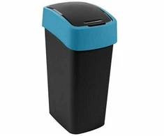 CURVER KOSZ NA ŚMIECI "FLIP BIN" 9L /JUODA/ Mėlynas