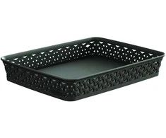 Plastikinė dėžė My Style Rattan A4 Curver 6x35.8x26.2cm ruda