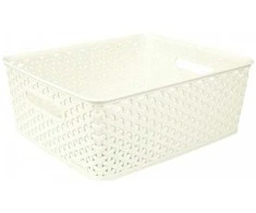 Plastikinis krepšys CURVER MY STYLE, baltos spalvos, h13 x 36 x 30 cm, 13 L