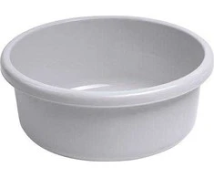 Apvalus dubuo CURVER BASINS, balto granito spalvos, h13 x 36 x 36 cm, 9 L