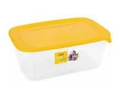 Curver / Keter CURVER Rinkinys FRESH&amp;GO KONTEINERIAI 2L+1L+0.5L /Geltonas/ SKAIDRI