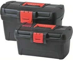 Darbo įrankių dėžė CURVER Herobox, 39,6 x 23,1 x 22,1 cm, komplekte papildoma dėžė