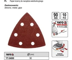 Toya Sa Poland DAUGIAFUNKCINIAM ĮRANKIUI YATO ŠLIFIMO POPIERIAI 10 vnt 34690