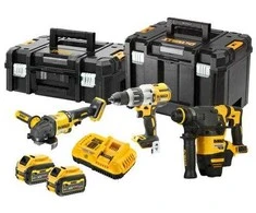DEWALT Rinkinys COMBO 18V DCK376T2T (DCD996, DCG418, DCH33) 2x5,0Ah TSTAK