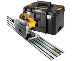 DEWALT diskinis pjūklas – 1300 W 165 mm DWS520KTR + 1,5 m bėgelis TSTAK