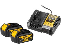 Akumuliatorius DeWalt DCB1104M2-QW; 18 V; 2x4,0 Ah; Li-ion