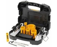 Gręžimo karūnų rinkinys DeWalt DT90351-QZ; 11 vnt.