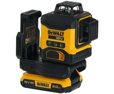 Kryžminis lazerinis nivelyras DeWalt DCLE34031D1-QW; 18 V; 1x2,0 Ah akum.