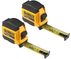 DEWALT RULETĖ 8m/16ft PREMIUM 28mm 2vnt.