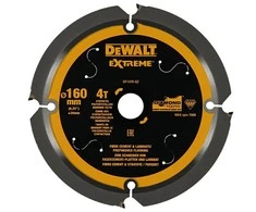 Pjovimo diskas fibrocementui DeWalt; 165x1,8x20,0 mm; Z4; 12°