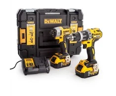 DEWALT akumuliatorinių įrankių rinkinys DCK266P2T 18V (DCD796 + DCF887) 2x5.0Ah, TSTAK II lagaminas