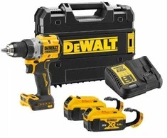 Akumuliatorinis suktuvas-gręžtuvas DeWalt DCD800P2LRT-QW; 18 V; 2x5,0 Ah akum.
