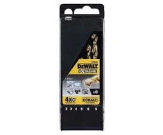 Grąžtas Grąžtų komplektas metalui DeWalt DT4956-QZ; 2-8 mm; 6 vnt.