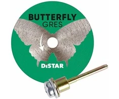 45 mm deimantinis diskas graveriui, plytelėms pjauti, Butterfly, Distar