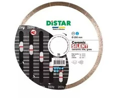 250 mm deimantinis pjovimo diskas Ceramics Silent, Distar