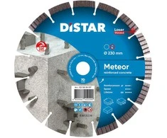 Deimantinis diskas gelžbetoniui, hidrotechniniam betonui, Distar Meteor, 230 mm