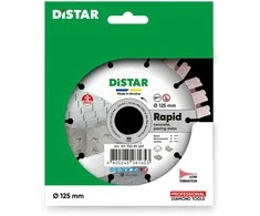 125 x 22.23 mm Distar RAPID universalus deimantinis pjovimo diskas betonui, plytoms
