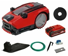 Einhell Flexo Cam Plus 600 Robotic lawn mower Baterija Juodas, Raudona, Sidabrinis