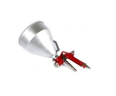 SILVER PISTOLET DO TYNKÓW ZBIORNIK METALOWY Sidabrinis