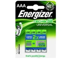 ENERGIZER akumuliatorius HR03/ AAA 500MAH /4vnt.