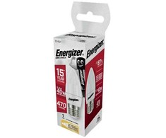 ENERGIZER LEMPUTĖ CANDLE 4,2W / 40W E27 470LM ŠILTA ŠVIESA
