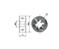 NARZYNKA G 3/8" DIN-24231 (A) HSS 800