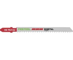 Pjūkleliai siaurapjūkliui Festool; 75 mm; 3 mm; 5 vnt.