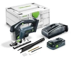 Akumuliatorinis siaurapjūklis Festool PSBC 420 HPC 4,0 EBI-Plus CARVEX; 18 V; 1x4,0 Ah akum.