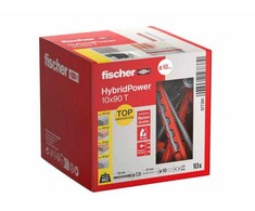 FISCHER HYBRIDPOWER kaištis 10×90 /10vnt. TORX UGNIAI ATSPARUS