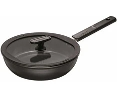Fiskars Hard Face troškintuvas 24cm su dangčiu