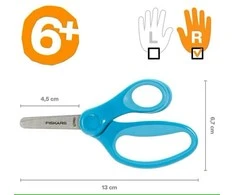 FISKARS VAIKIŠKOS ŽIRKLĖS 13cm MĖLYNOS