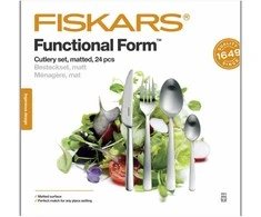 Fiskars FF serviravimo įrankių rinkinys matinis 24 vnt.