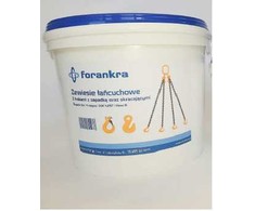 FORANKRA ZAWIESIE ŁAŃCUCHOWE 2-CIĘGN. 2,8T/2mHAKI Z ZABEZPIECZENIEM /SKRACANE D8 G80