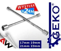 Geko KLUCZ KRZYŻAKOWY 17/19/21/22mm 14"