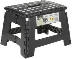 Geko STOŁEK-TABORET sulankstomas ANTYPOŚLIZGOWY 150kg NISKI