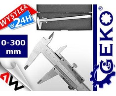 CALIPER 300mm 0.02mm PLASTIKINĖJE DĖŽĖJE / GEKO