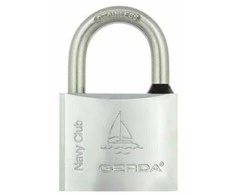 GERDA NERŪDIJANČIO PLIENO PAKABINAMA SPYNA CHROMUOTA 50mm / NAVY CLUB