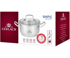 GERLACH.PUODAS SU DANGIU 20cm PAPRASTAS