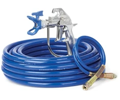 Graco GRACO DAŽYMO STOTELĖ PURŠKIMO PISTOLETAS Sidabrinis PLUS + ŽARNA BLUEMAX II 1/4'' 15ft + GALINIS ANTgalis 3ft