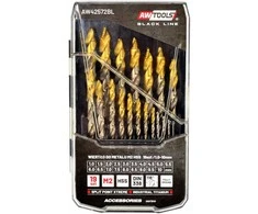 Grąžtas AW-Tools Grąžtų komplektas metalui AWTools AW42572BL; 1,5-10 mm; 19 vnt.