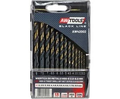 Grąžtas AWTOOLS GRĘŽIMO METALAS HSS M2 RINKINYS 13vnt/2- 8mm/ PREMIUM