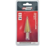 AW-Tools AWTOOLS LAIPTINIS GRĄŽTAS HSS-TIN / 4-22mm