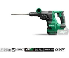HIKOKI. SDS+ HAMMER 36V DH3628DC W2Z 3.2J MV BL + HANDLE 13mm HSC