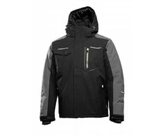 AMOS insulated jacket with hood juodas L (52)